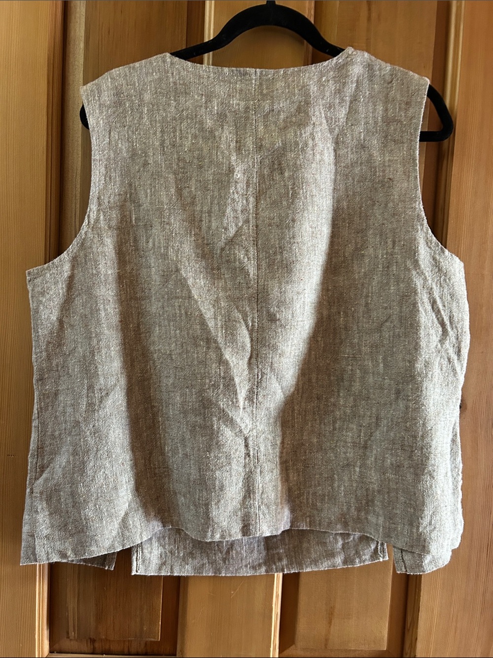 Relaxed Natural Linen Tank Top - Unbranded - Picture 5 of 9